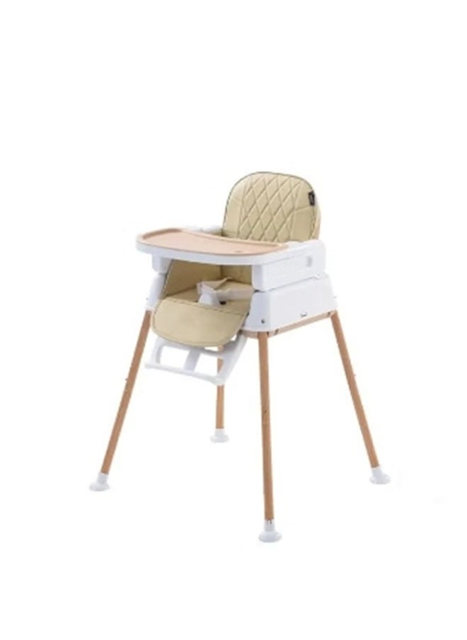 Beauenty 3-In-1 Adjustable And Foldable 5-Point Safety Belt Baby Dining Chair  - Image 2