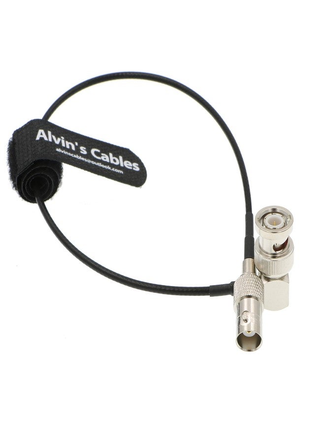 Alvin's Cables BNC Right Angle Male to BNC Female SDI Cable for Camera 50 Ohm - Image 1