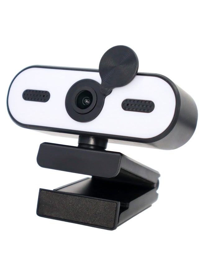High Definition Beauty And Light Supplements Computer Camera Live Online Class Online Conference Desktop Notebook External USB-Color:Q9-4k (fixed Focal Length 30 Frames English Packaging)  - Image 5