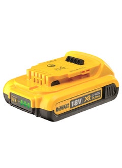 DEWALT 18V 2.0AH Li-ion Slide Cordless Battery DCB183-XJ Yellow/Black  - Image 1