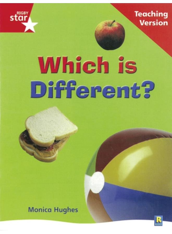 Rigby Star Non-fiction Guided Reading Red Level: Which is Different? Teaching Version 