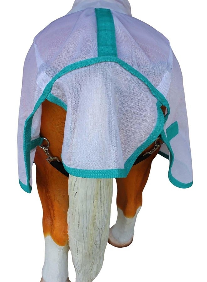 تشالنجر ملاءة صيفية بيضاء مقاس 58 بوصة لصغار الحمير والمهور والخيول 51805 - Image 5