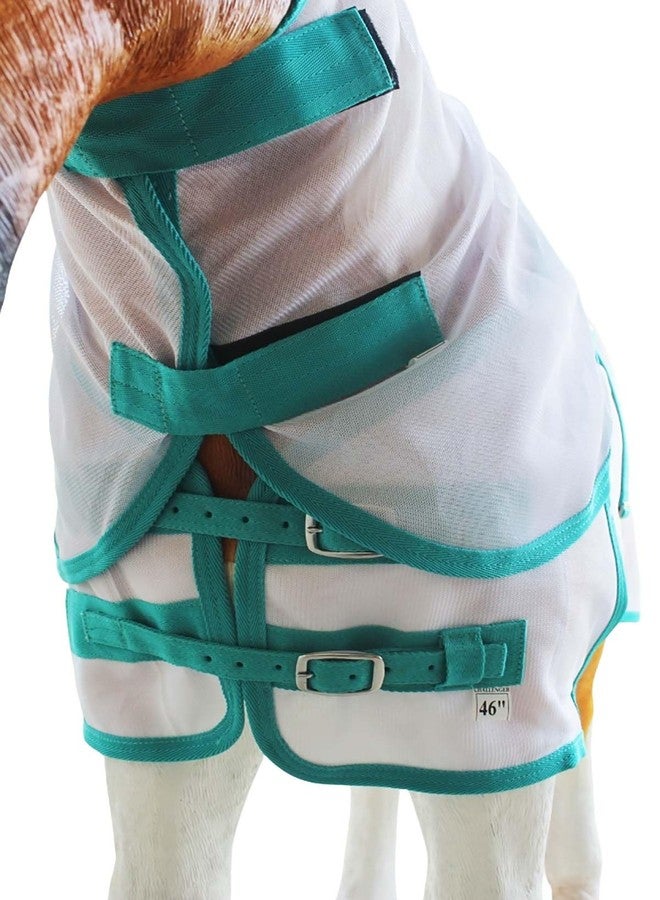 تشالنجر ملاءة صيفية بيضاء مقاس 58 بوصة لصغار الحمير والمهور والخيول 51805 - Image 2