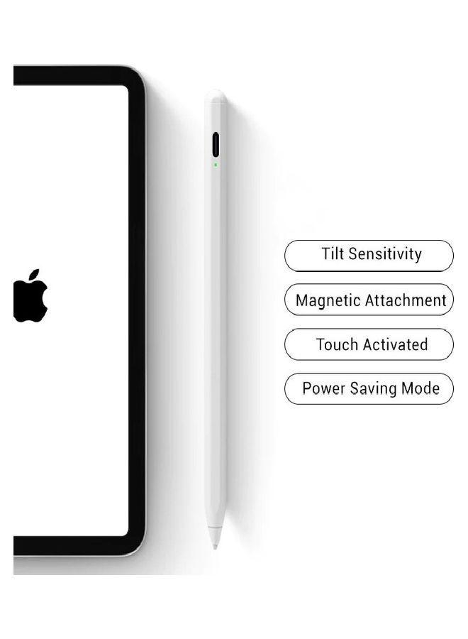 JOYROOM Digital Active Stylus Pen For iOS And Android Touch Screens Devices White - Image 2