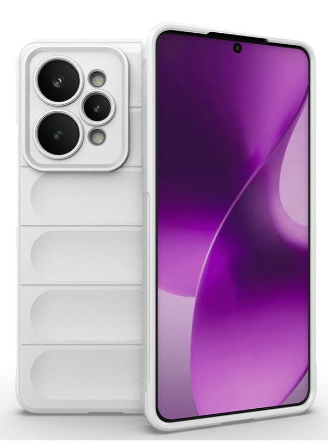 عام غطاء متوافق مع ريلمي 15 برو 5G، غلاف خلفي ناعم مرن من سيليكون TPU صديق للبشرة، مزود بوسائد هوائية ممتصة للصدمات، مضاد للسقوط والانزلاق، واقٍ من الصدمات.