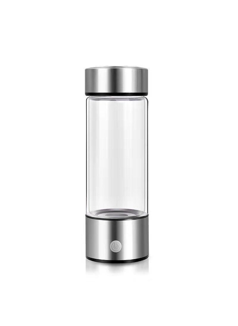 1 x 5 pcs Hydrogen Rich Water Glass Cup Gift Silver 