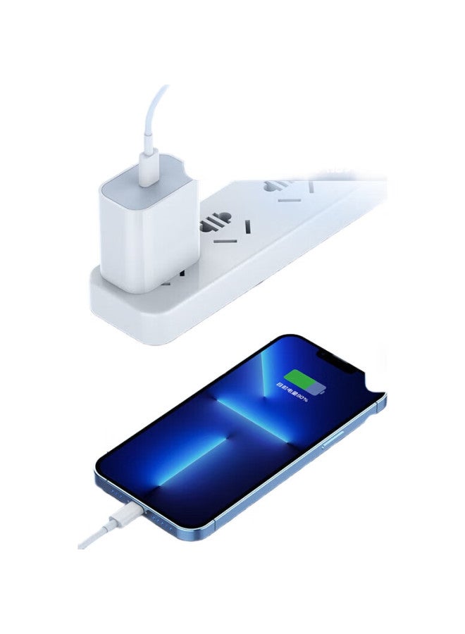KOVOL Kewo Compatible Apple 30W Charger Set, Pd Fast Charging Adapter, Data Cable, Compatible With 20W Iphone 14/13/12/11 Pro Max/Plus/Ipad Tablet - Image 1