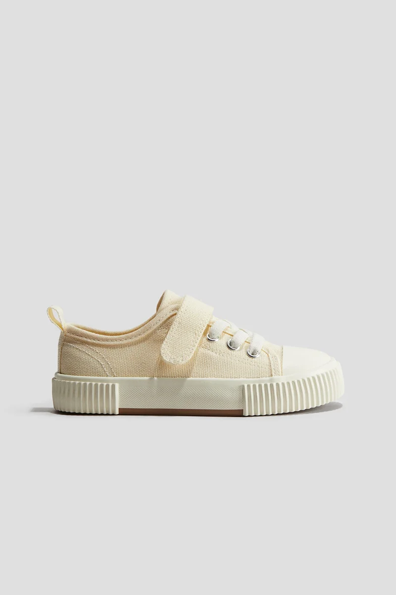 H&M Cotton canvas trainers