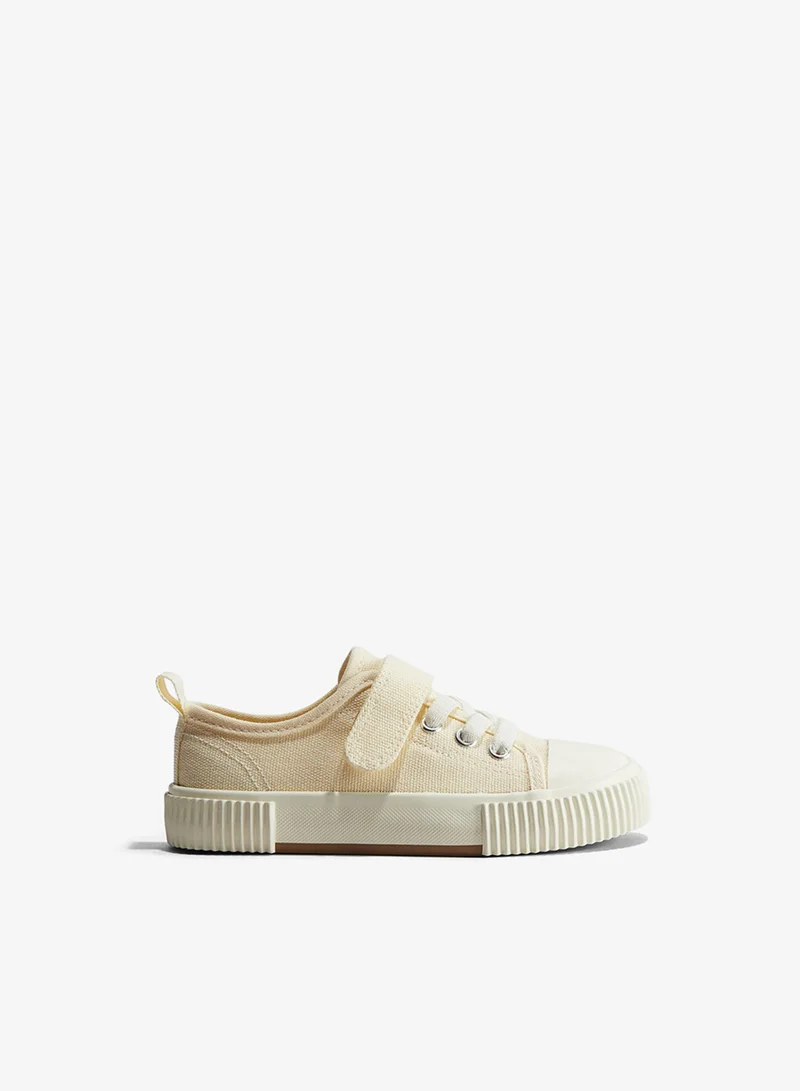 H&M Cotton canvas trainers