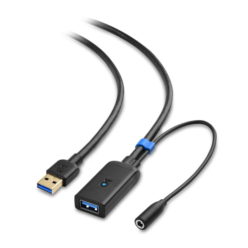 Cable Matters Active USB Extension Cable 32.8 ft / 10m (USB 3.0 Extension Cable Male to Female) with Signal Booster for Hard Drive, Webcam and More - Image 1