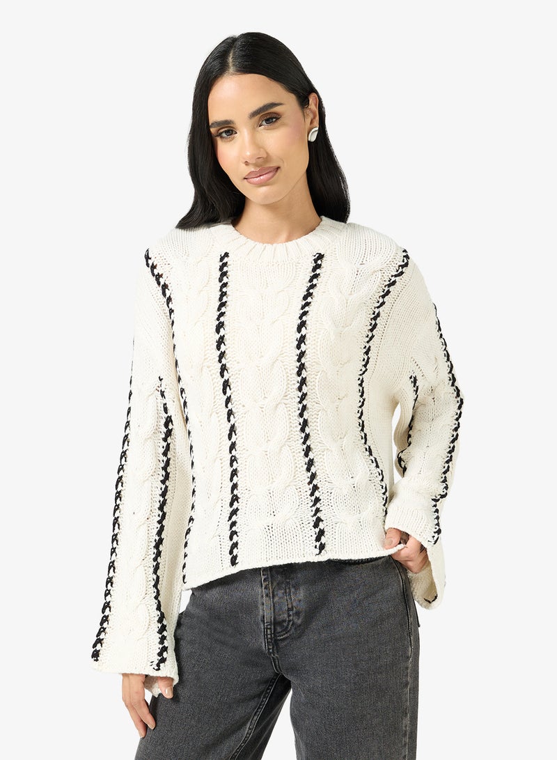 ONLY Onltessa Pull Over Knitted Sweater - Image 1