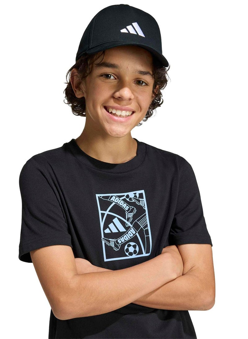 Adidas Football Graphic T-Shirt Junior - Image 3
