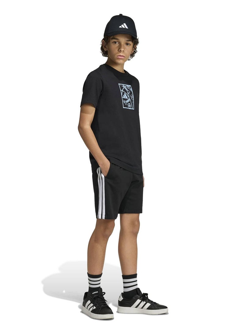 Adidas Football Graphic T-Shirt Junior - Image 5