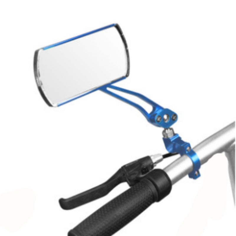 Bike Rearview Mirrors: Durable Aluminum Frame, Chrome Plated, 125mm*45mm Compact Size - Lightweight 350g, Anti-Corrosion Sleek Finish Handlebar Mirrors for Road Mountain Bike Cycling Enthusiasts - Image 5