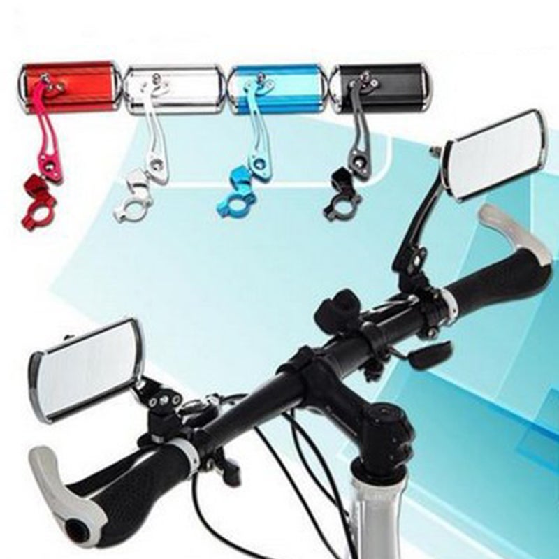 Bike Rearview Mirrors: Durable Aluminum Frame, Chrome Plated, 125mm*45mm Compact Size - Lightweight 350g, Anti-Corrosion Sleek Finish Handlebar Mirrors for Road Mountain Bike Cycling Enthusiasts - Image 3
