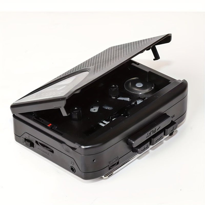 Ton007B Portable Cassette Player With AM FM Radio High Fidelity Sound Tape Noise Reduction Clear Reception Easy Operation Long Service Life Sturdy Retro Multifunction Recorder Built In Speaker - Image 3