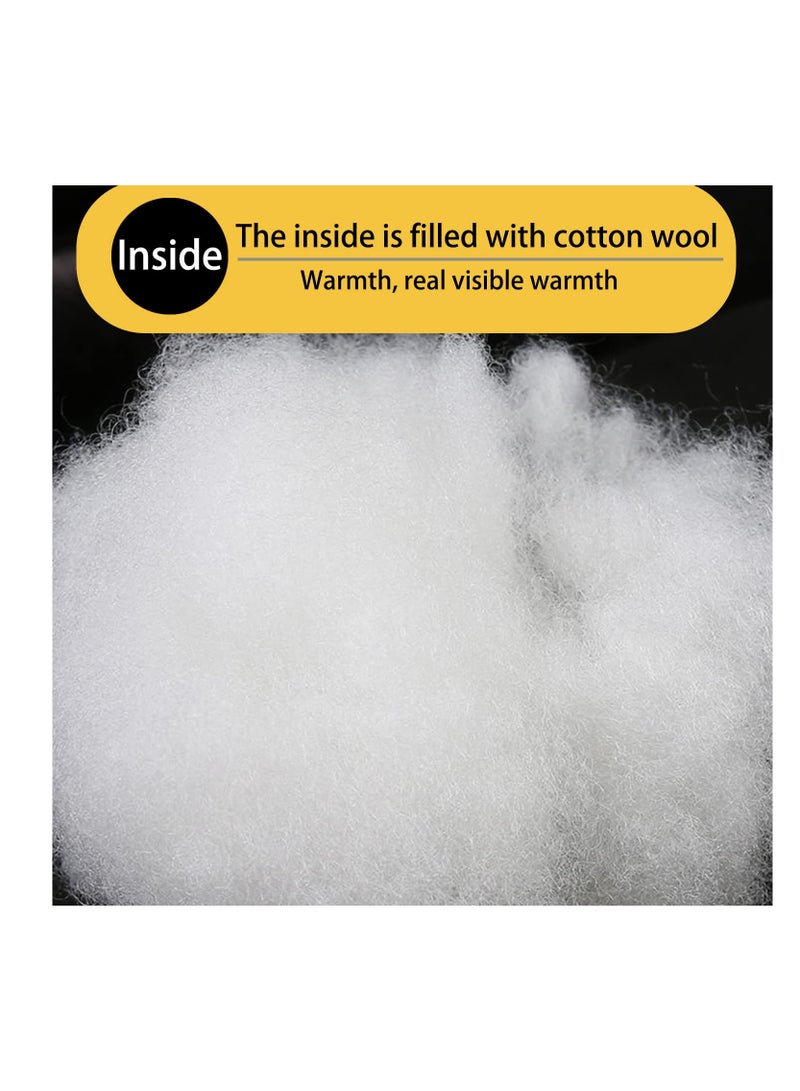 Excefore Cushioned Car Seat Cover, Warm Short Plush Seat Cushion for Front Rear Pad, Soft Fuzzy Seat Protector for Winter, Auto Interior Women Men Accessories for Vehicles, SUV, Truck(Beige) - Image 5