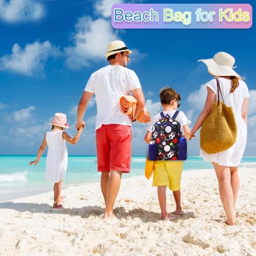 RHCPFOVR Drawstring Backpack for Kids Swim Bag for Beach Lightweight Waterproof Sports Gym Bag With Two Water Bottle Holder - Image 3