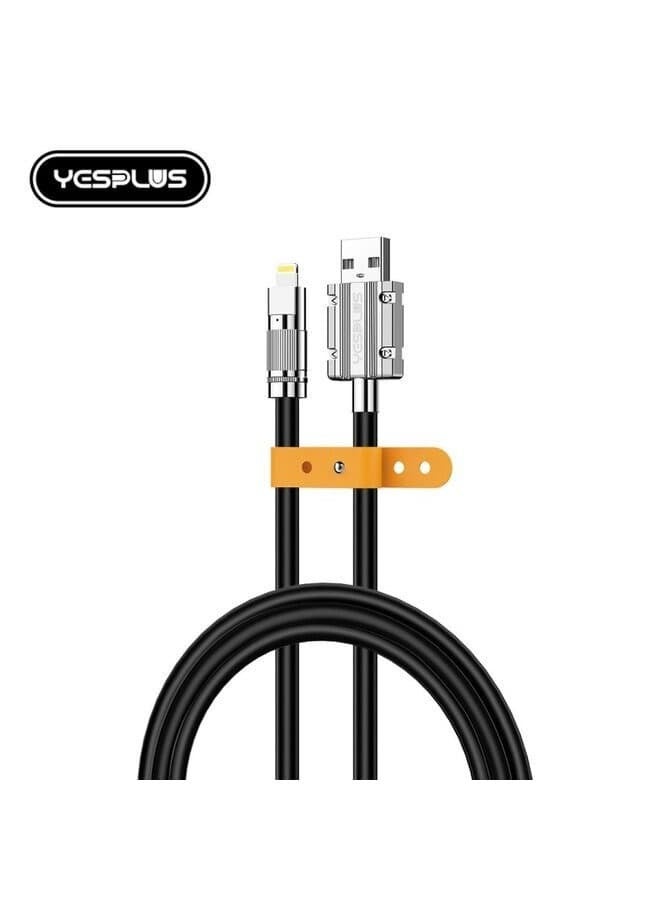 يس بلس كابل بيانات الهاتف المحمول من النوع تايب سي PD 120W 6A يدعم الشحن السريع - Image 1