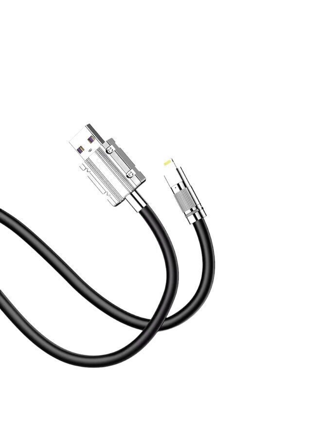 يس بلس كابل بيانات الهاتف المحمول من النوع تايب سي PD 120W 6A يدعم الشحن السريع - Image 2