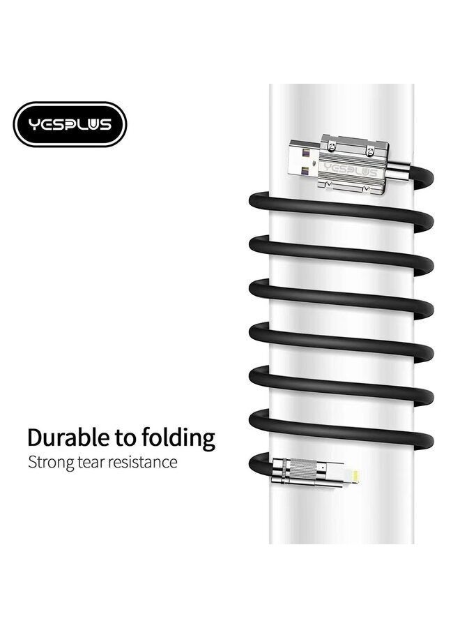يس بلس كابل بيانات الهاتف المحمول من النوع تايب سي PD 120W 6A يدعم الشحن السريع - Image 4