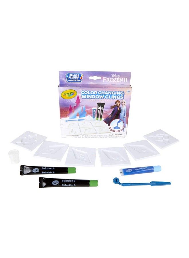Crayola Frozen 2 Window Clings Color Changing Custom Window Clings Frozen Gift Age 8 9 10 11 - Image 4