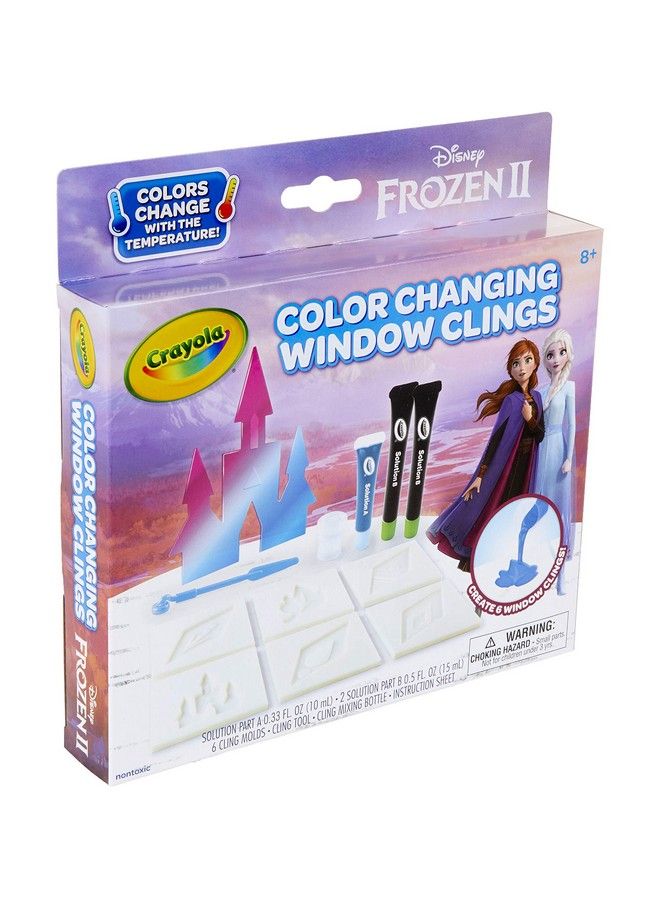 Crayola Frozen 2 Window Clings Color Changing Custom Window Clings Frozen Gift Age 8 9 10 11 - Image 3