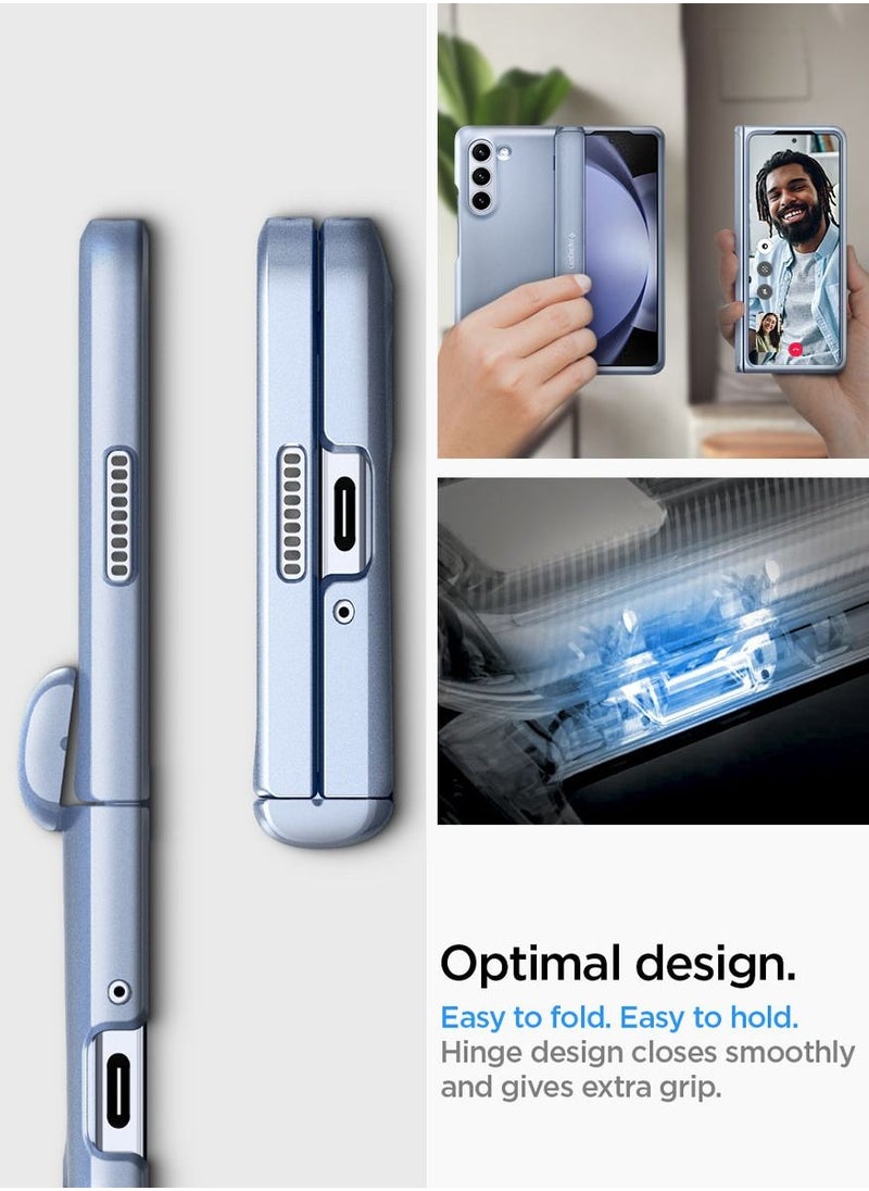 Spigen - Slim Armor Pro Samsung Galaxy Fold 5 Case Cover [Hinge Coverage] - Sierra Blue - Image 1