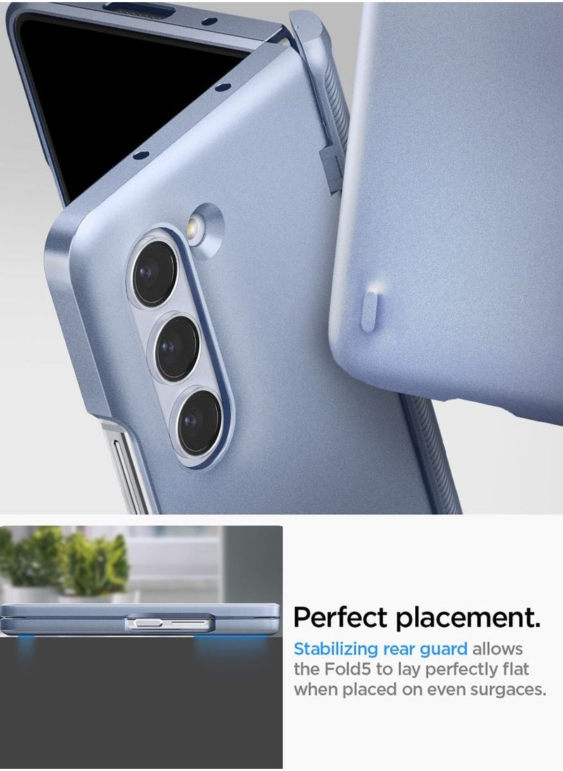 Spigen - Slim Armor Pro Samsung Galaxy Fold 5 Case Cover [Hinge Coverage] - Sierra Blue - Image 1