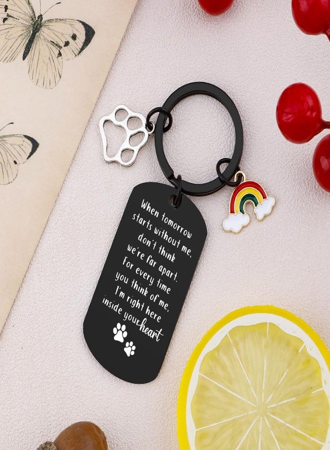 Dayofun Gifts for Loss-of Dog - Rainbow Bridge Dog Memorial Keychain Sympathy Bereavement Gifts for Pet Lovers Memorial Gift - Image 2
