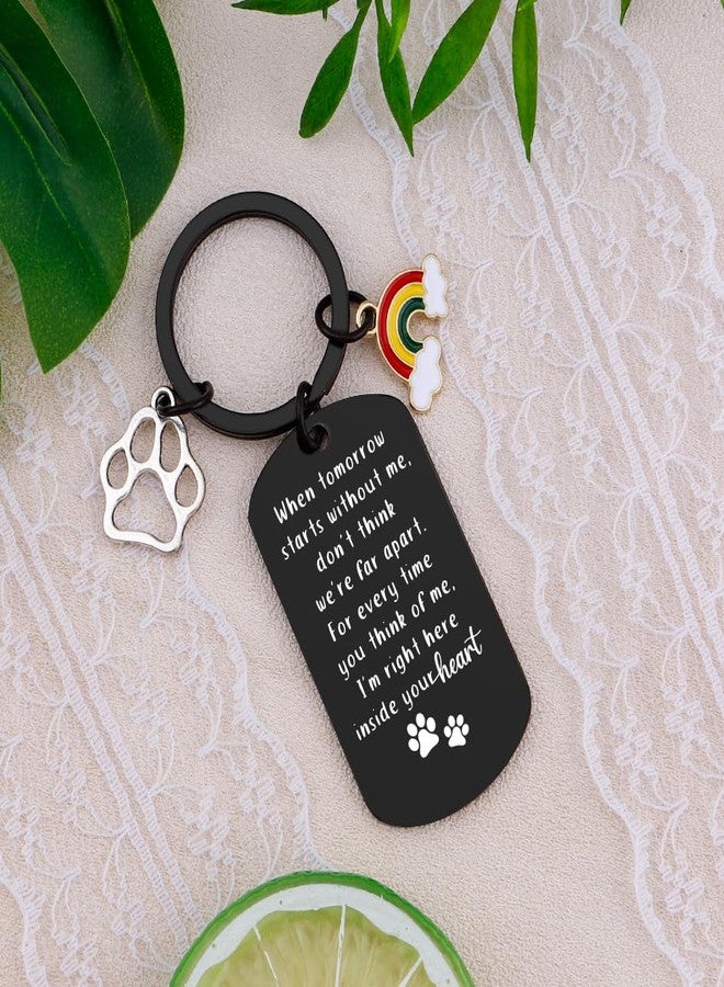 Dayofun Gifts for Loss-of Dog - Rainbow Bridge Dog Memorial Keychain Sympathy Bereavement Gifts for Pet Lovers Memorial Gift - Image 5