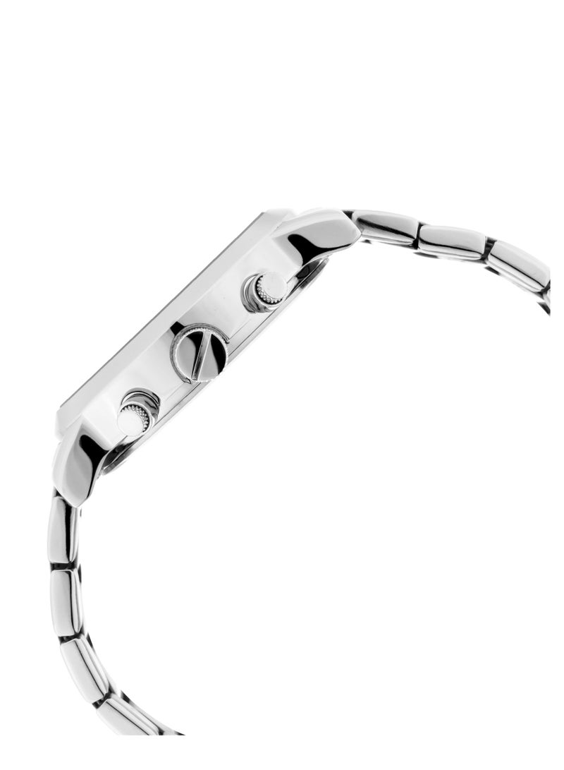 fastrack Fastrack Fastfit Quartz Multifunction White Dial Stainless Steel Strap Watch for Guys  - Image 2