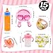 Jgalnim 15 PCS Baby Doll Accessories Magic Bottle SetPretend Play Feeding ToysDoll Feeding Set with Package for KidsGirlsPartyGift - Image 4