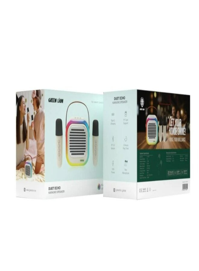 Green Lion Duet Echo Lite Karaoke Speaker - Image 1