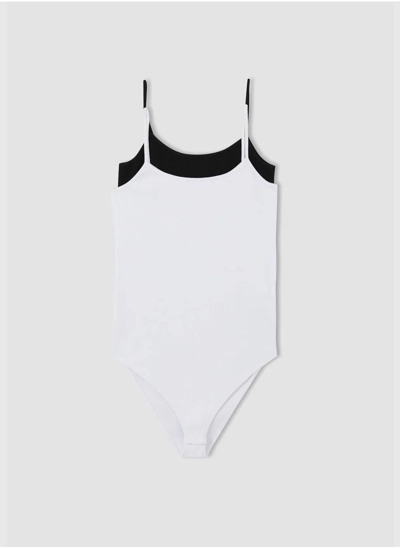 DeFacto Basic Slim Fit Strappy Body