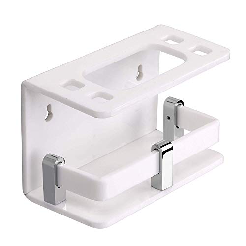 Denique Acrylic Toothbrush and Toothpaste Wall Mounted Holder for Family Home Bathroom - Image 1