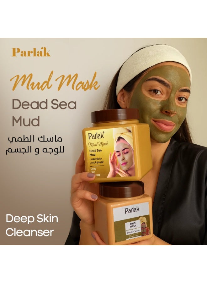 Parlak Dead Sea Mub DEEP Skin Cleanser - 350gm - Image 2