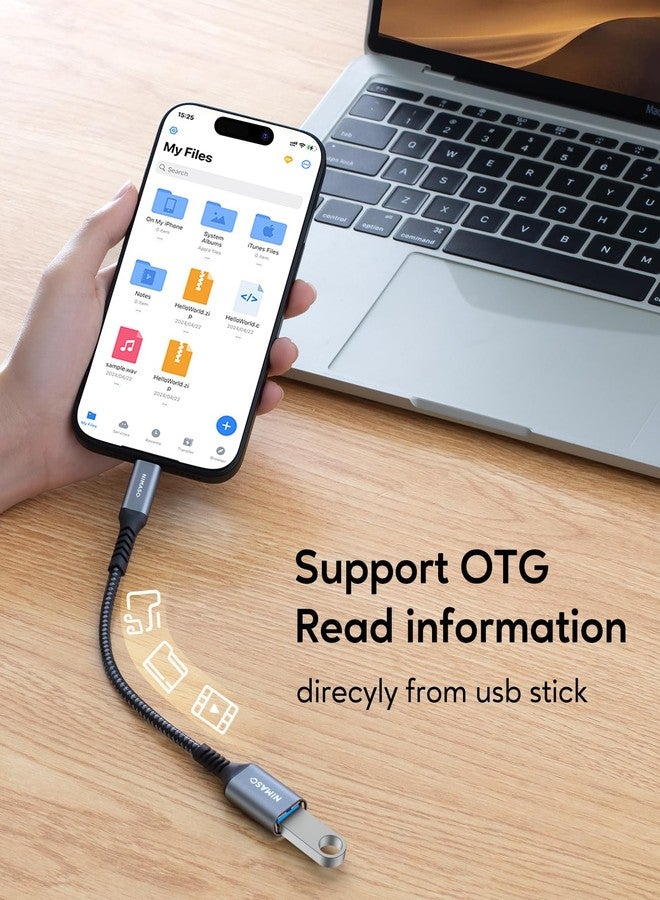 NIMASO USB C to USB 3.1 Adapter 2 Pack,OTG Cable Type C Male to USB Female OTG Adaptor Compatible with MacBook Pro 2018,iPad Pro 2020, Samsung Galaxy S20 Note 10 S8 S9, Huawei P30,Google Pixel - Image 5