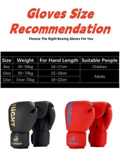 Starlight Professional Thickened Full Finger Boxing Gloves for Children Adults Black  - Image 3
