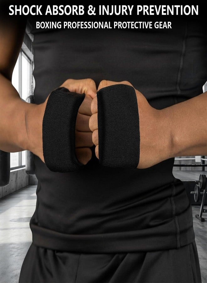 Conderyang 2PCS Knuckle Guards for Boxing Gel Hand Guard Protection Boxing Knuckle Pads Gel Hand Wraps for Men Women Fitness Athletes Muay Thai Kickboxing MMA Combat Sports Training Sparring Supplies (Black) - Image 5