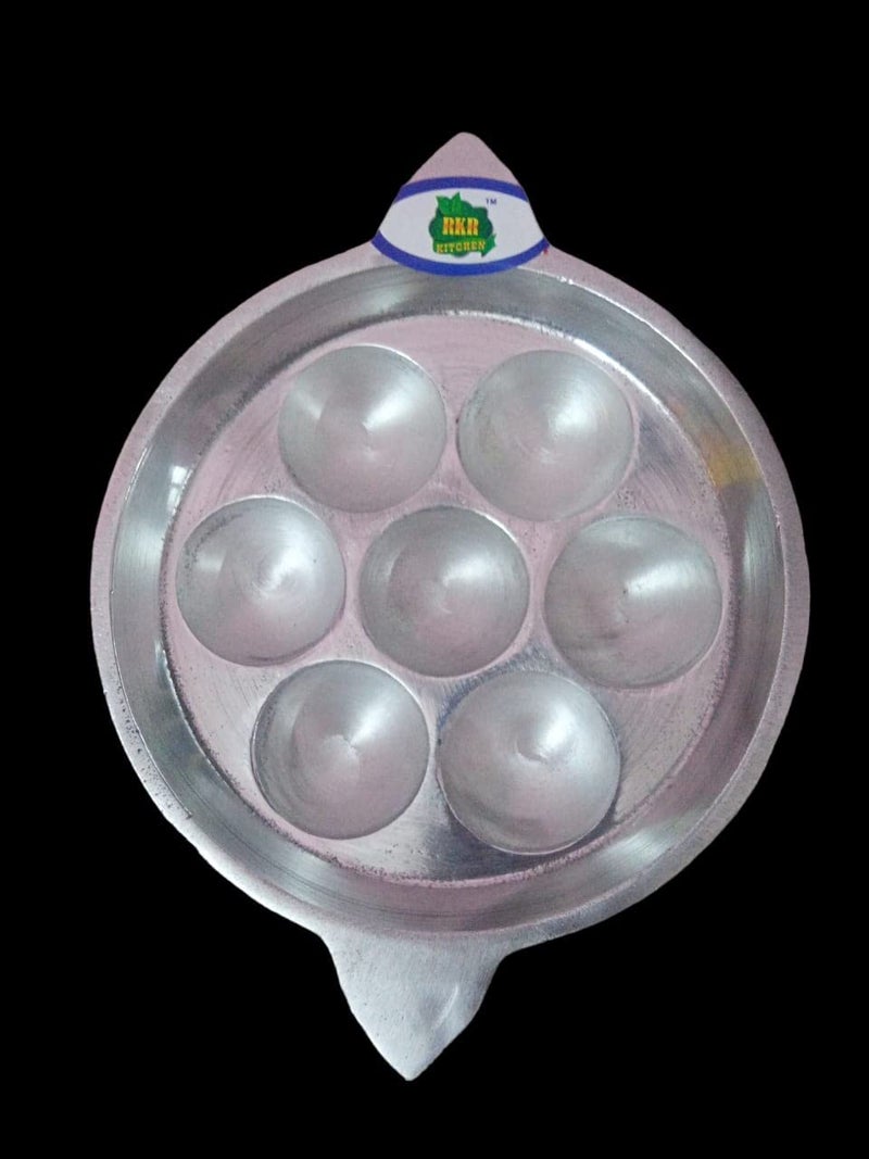 RKR KITCHEN Indolium Paniyaram/Paddu/Ponganalu Pan/Kallu/Chatti 7 Pit - Image 2