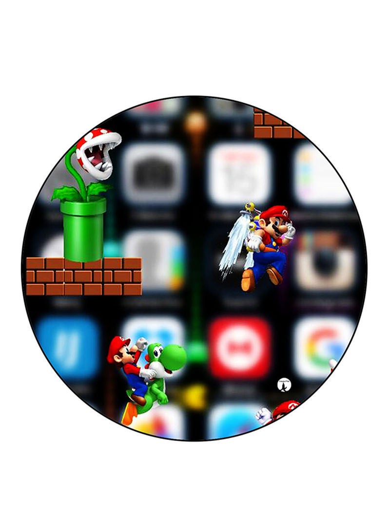 RKN مغناطيس ثلاجة مطبوع سوبر ماريو للألعاب الفيديو متعدد الألوان - Image 1