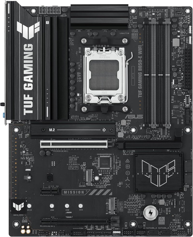 MICRO CENTER AMD Ryzen 5 7600X CPU Processor with ASUS TUF Gaming B850-E WiFi ATX Motherboard (DDR5, PCIe 5.0, Wi-Fi 6E, USB 20Gbps Type-C) - Image 3