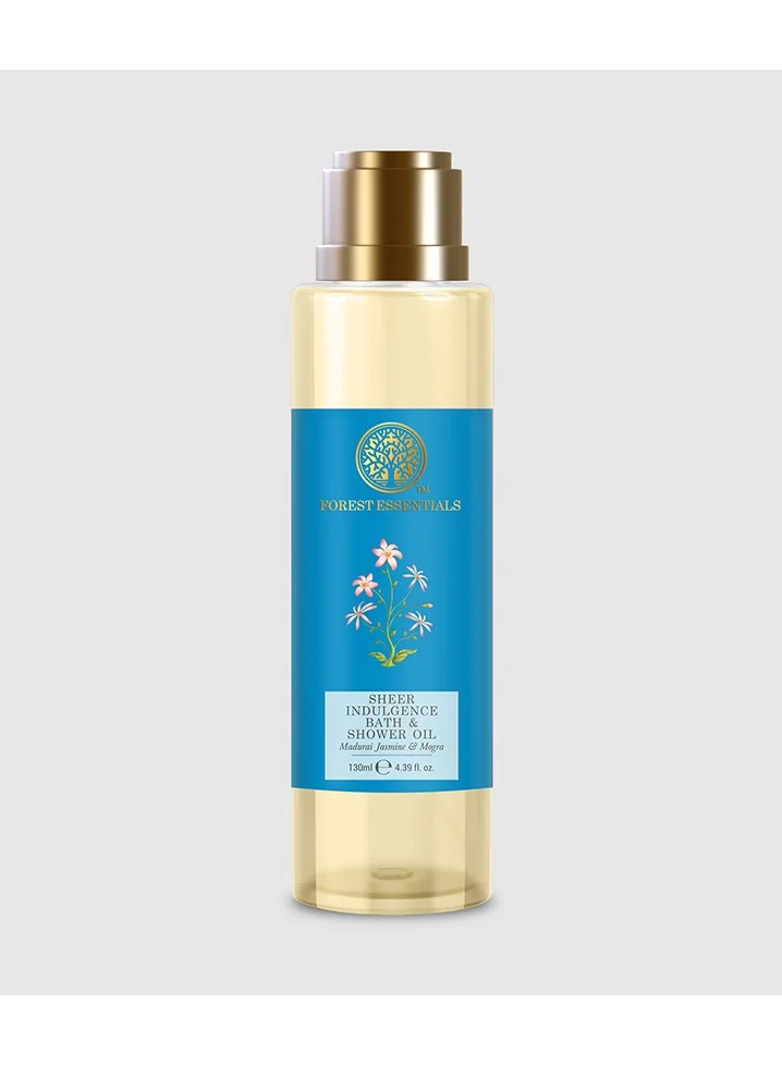 Forest Essentials Sheer Indulgence Bath and Shower Oil Madurai Jasmine and Mogra 130ml