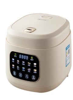 Multi Rice Cooker 3L - Digital LED Touch Control, Non-Stick Inner Pot, Timer Function, Steaming Basket & Measuring Cup, 680W, Square Design