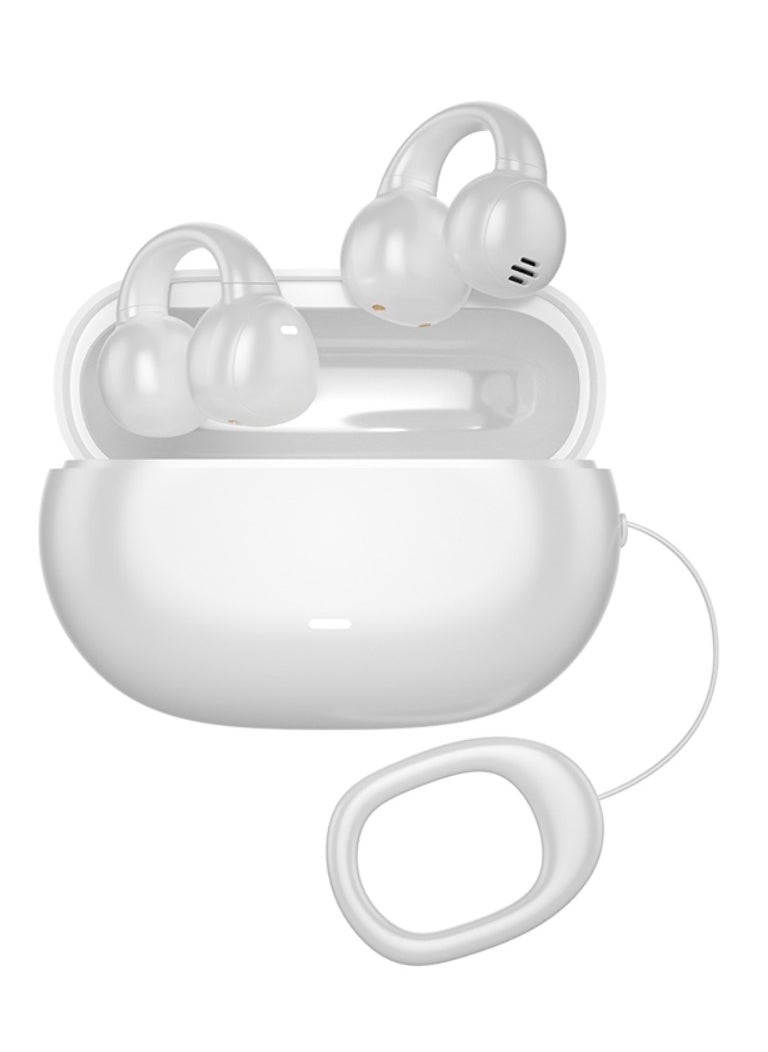 JBLTM Open Ear Headphones Wireless Bluetooth Ear Clip Bone Conduction Headphones Bluetooth Clip On Headphones Earclip Wireless Bluetooth Bone Conduction Earbuds Earphones Head Set Waterproof Bone Ear Buds  - Image 1