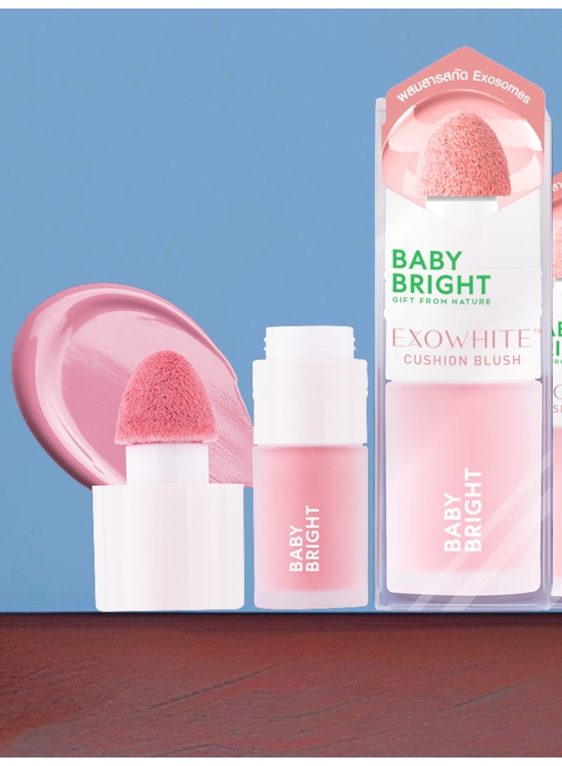 Baby Bright Exowhite Cushion Blush Color Deep Pink # 01 - Image 2