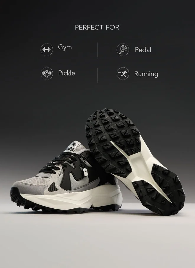 The Souled Store  The Souled Store Men Raptors V2 Colourblocked Multi Low Top Sneakers  | Best Price UAE