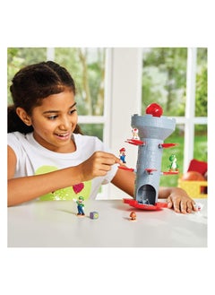 Epoch Games Super Mario Blow Up! Shaky Tower Balancing Game, Tabletop Skill and Action Game with Collectible Super Mario Action Figures  - Image 5