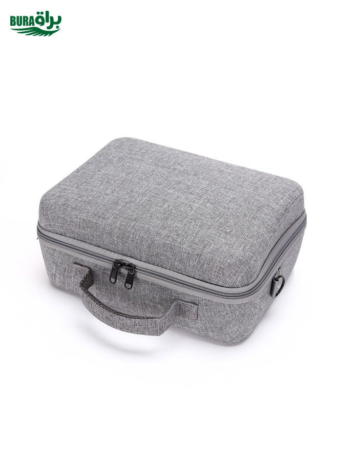 BURAQ For DJI Mini 2 SE Grey Shockproof Carrying Hard Case Shoulder Bag, Size: 29 x 19.5 x 12.5cm (Black)  - Image 4
